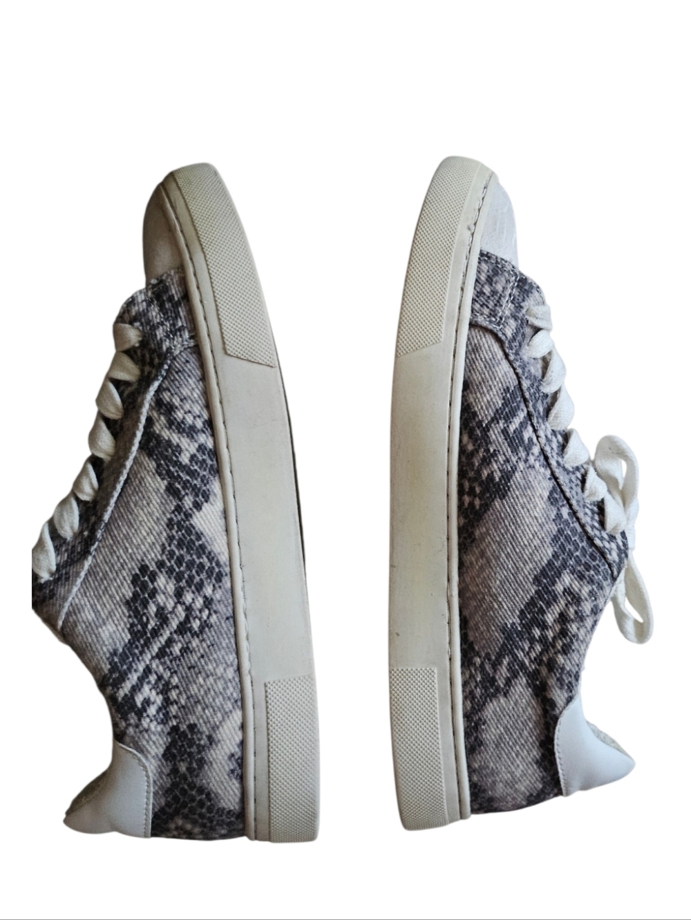 Steve Madden Reeves Python Snake Neon Star Sneakers - Picture 8 of 11